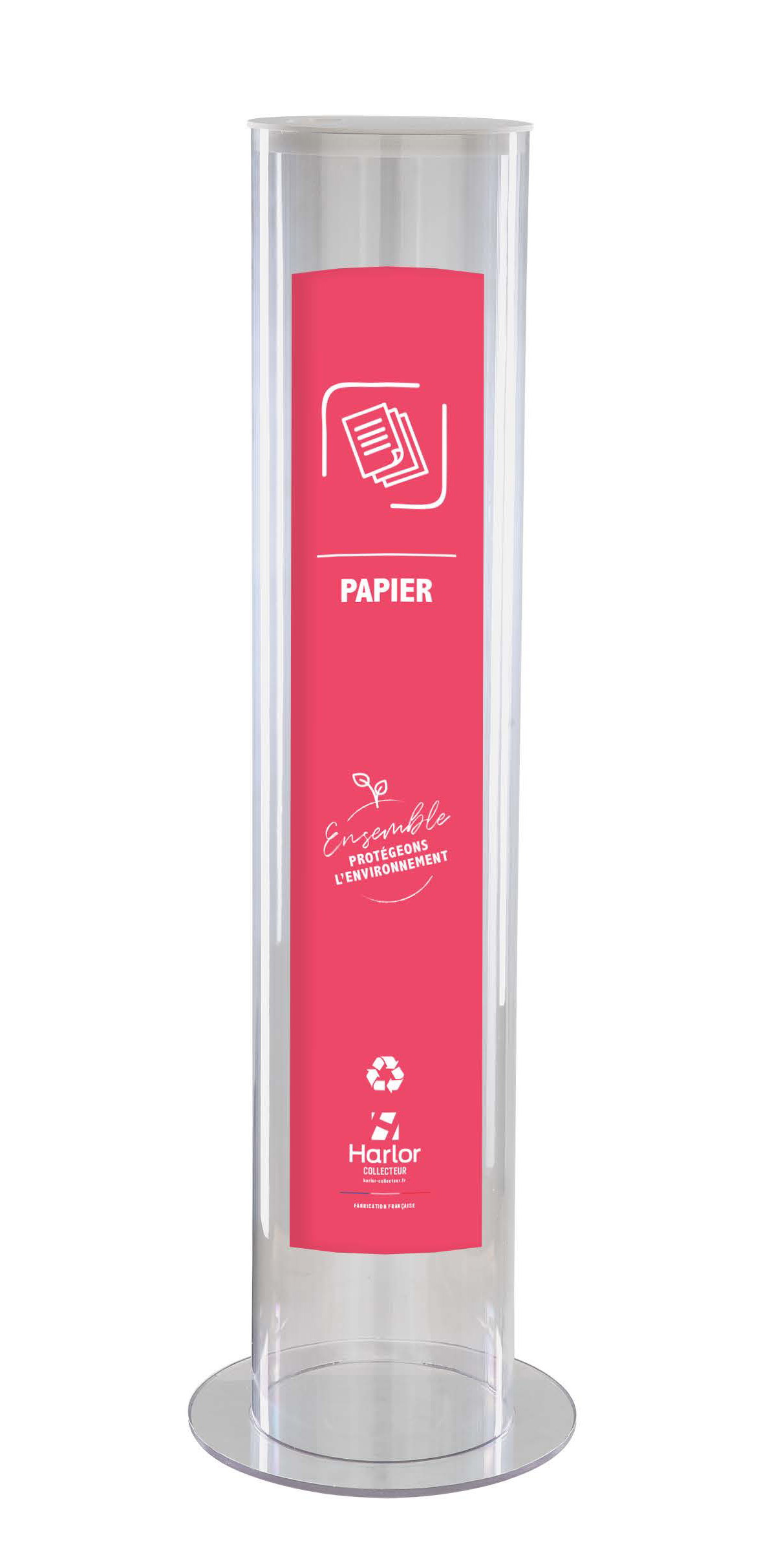 HARLOR COLLECTEUR - POUBELLE POUR PRODUITS RECYCLABLES PILES BOUCHONS PORTABLE STYLOS AMPOULES PAIN